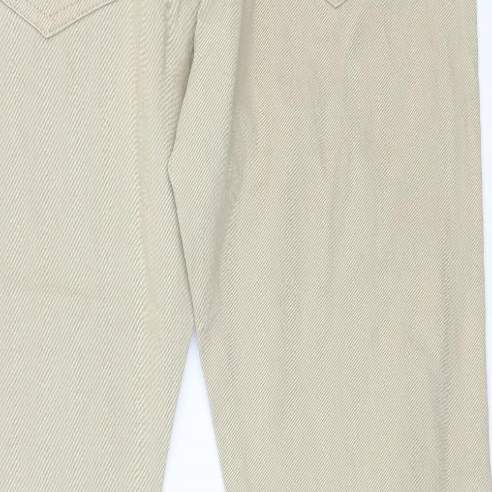 Lee Cooper Mens Beige  Denim Straight Jeans Size 36 in L32 in