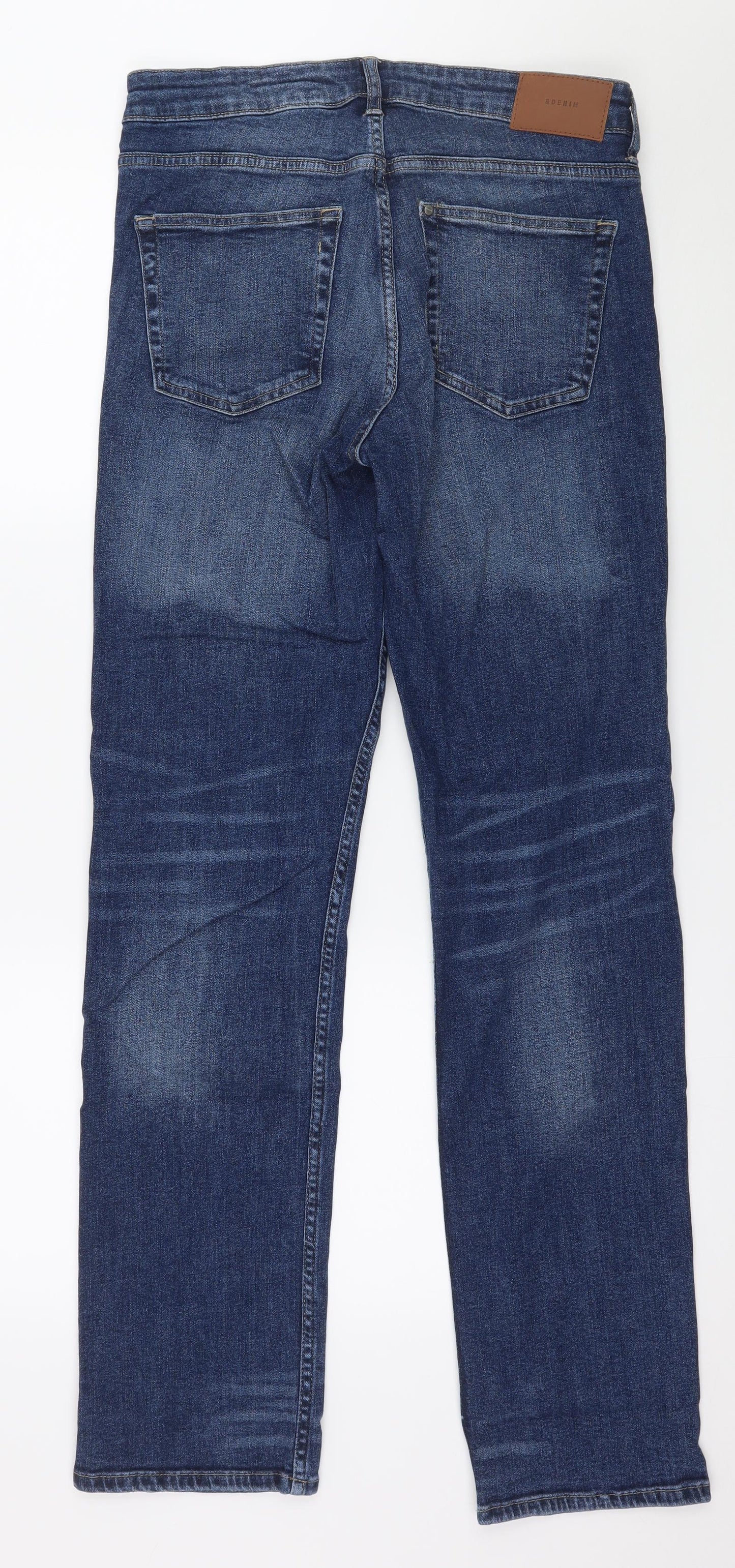 H&M Mens Blue  Denim Straight Jeans Size 31 in L32 in