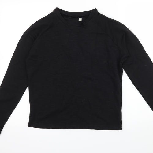 ASOS Womens Black  Jersey Basic T-Shirt Size 10