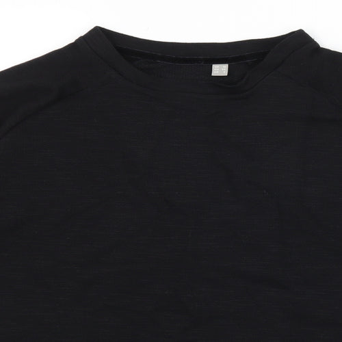 ASOS Womens Black  Jersey Basic T-Shirt Size 10