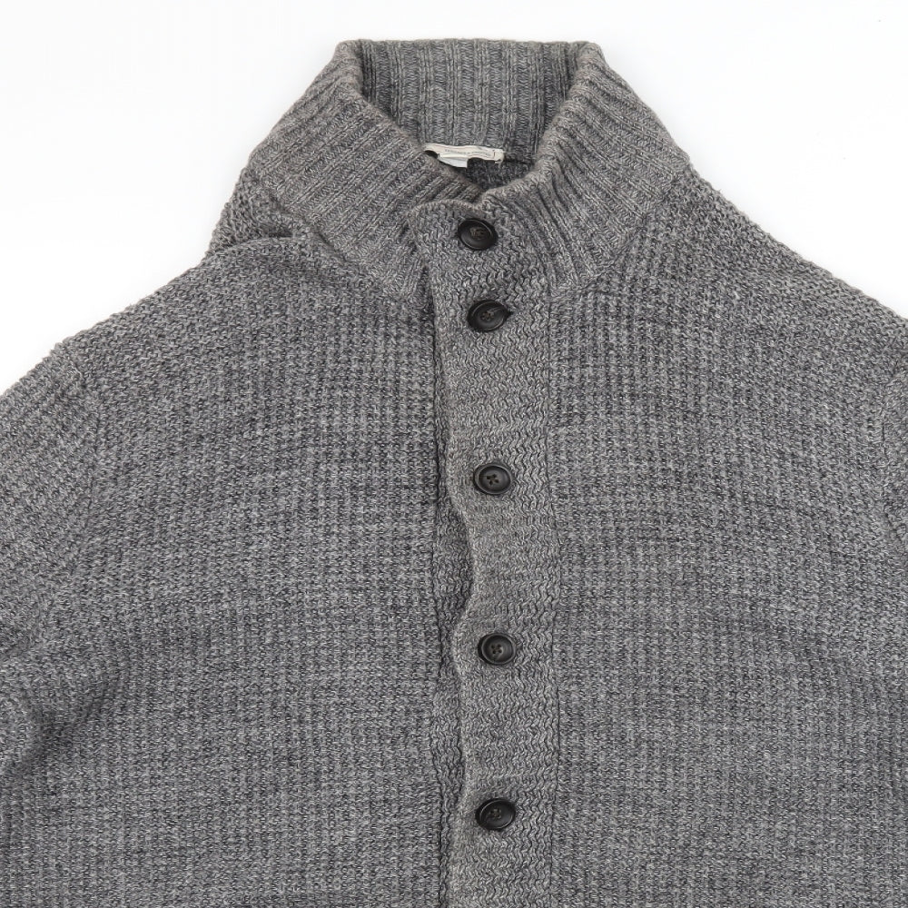 Gap Womens Grey  Knit Cardigan Jumper Size XL