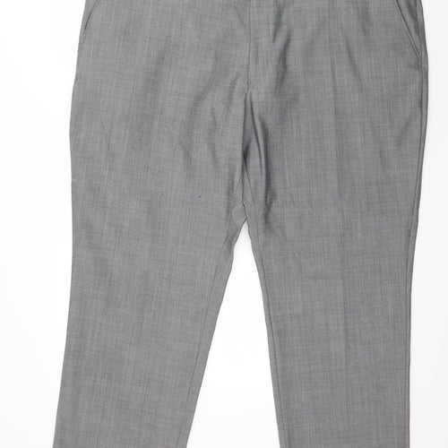 Flintoff Mens Grey   Trousers  Size 46 in L28 in