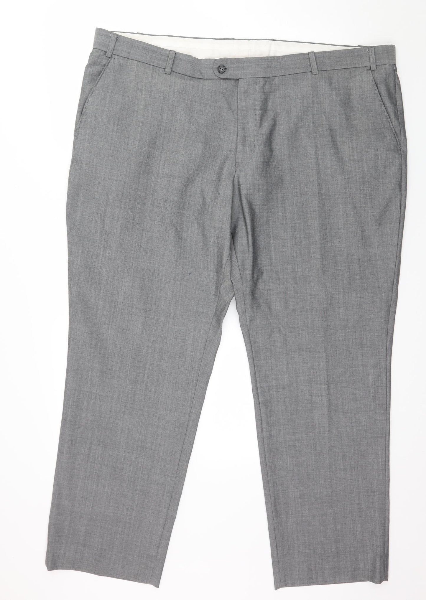 Flintoff Mens Grey   Trousers  Size 46 in L28 in