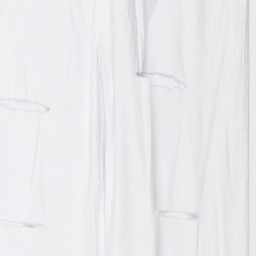 Select Womens White  Denim Jegging Jeans Size 12 L29 in