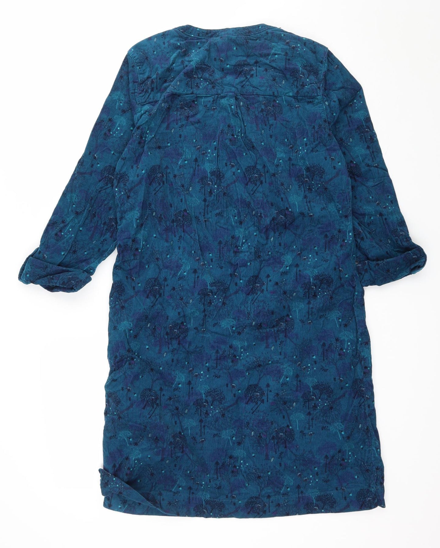 MANTARAY PRODUCTS Womens Blue  Corduroy A-Line  Size 12