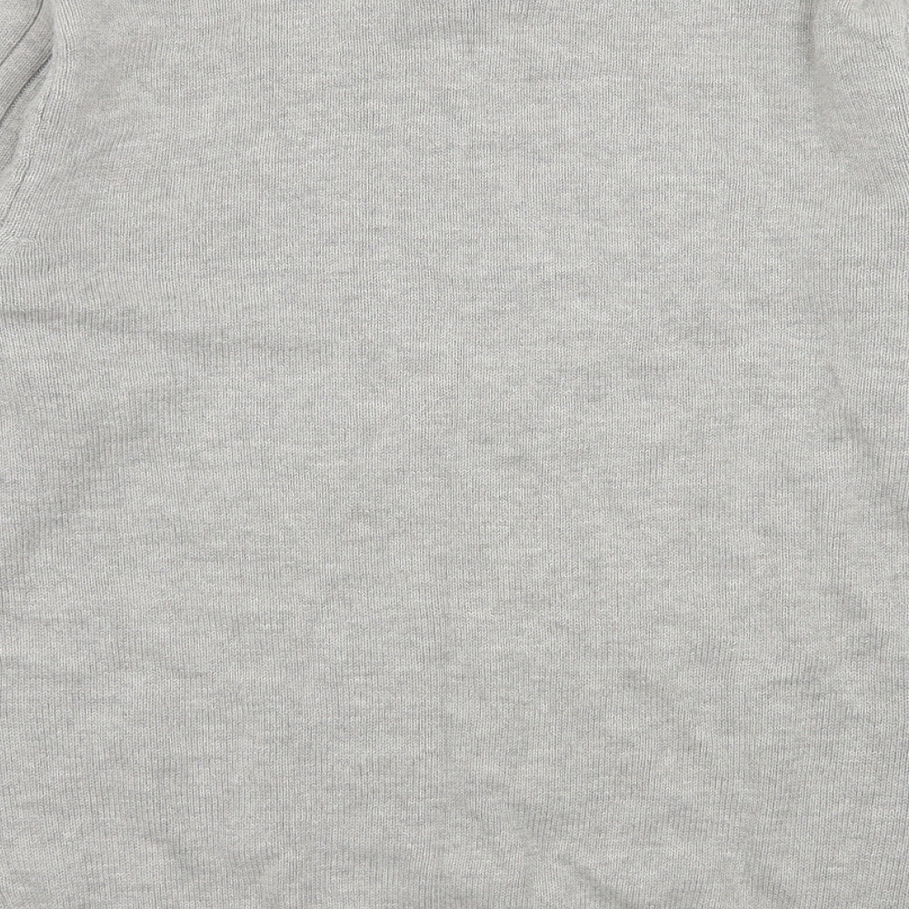 Luke Mens Grey  Knit Pullover Jumper Size XL