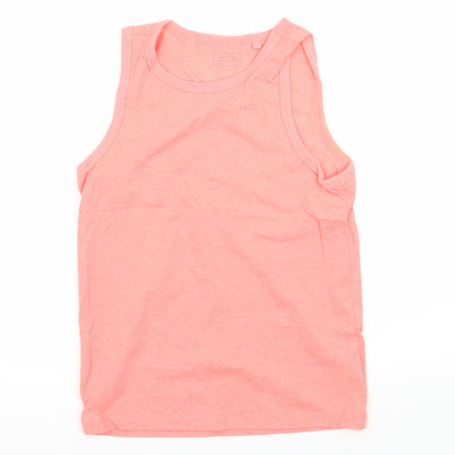 NEXTq Boys Pink  Jersey Basic Tank Size 10 Years