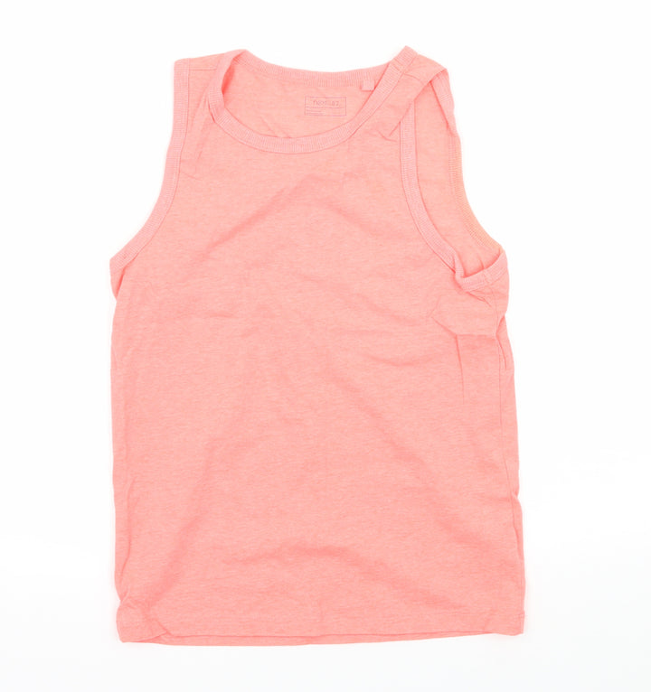 NEXTq Boys Pink Jersey Basic Tank Size 10 Years