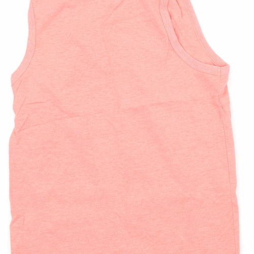 NEXTq Boys Pink  Jersey Basic Tank Size 10 Years