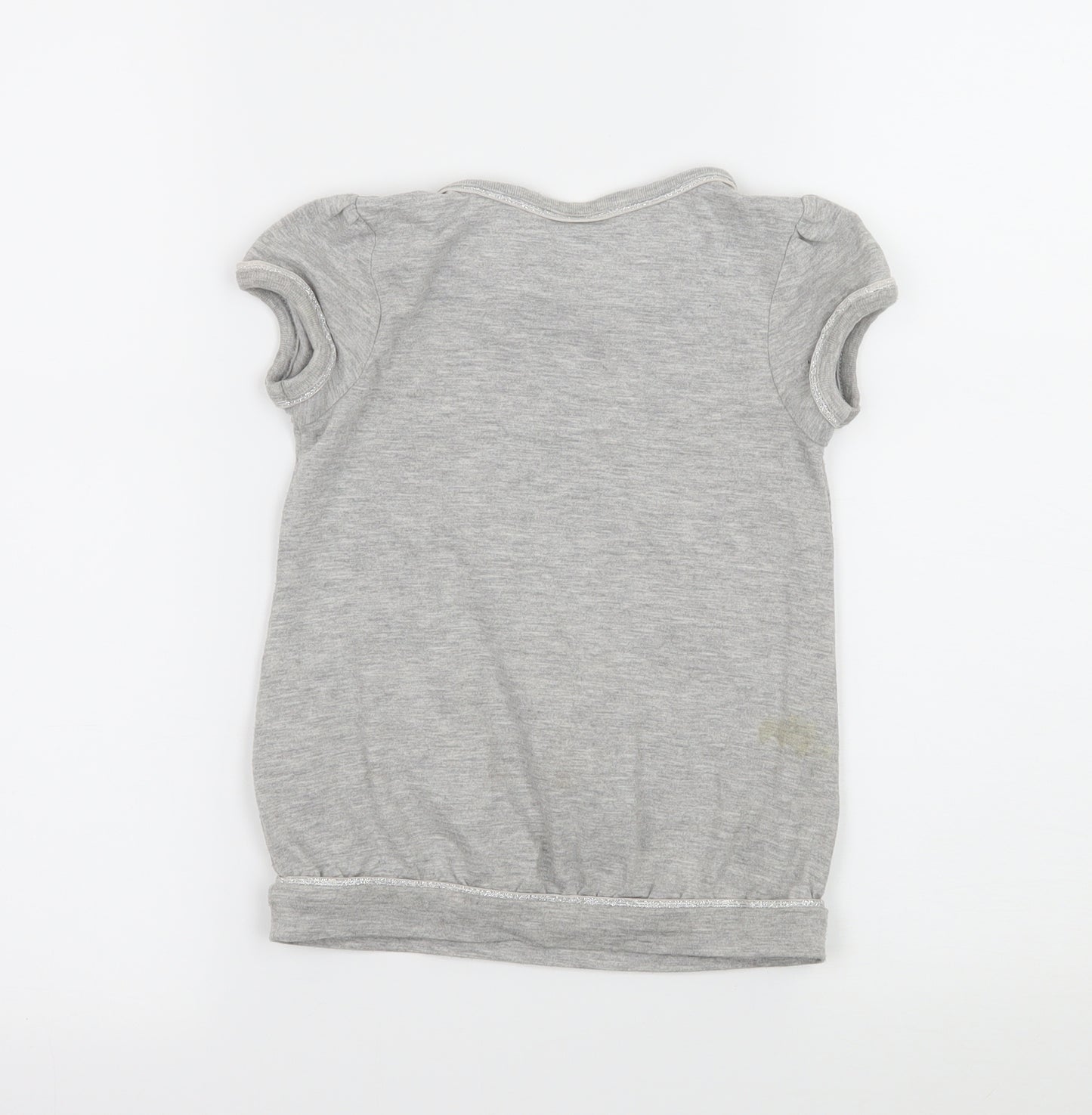 George Girls Grey  Jersey Basic T-Shirt Size 2-3 Years  - Frozen