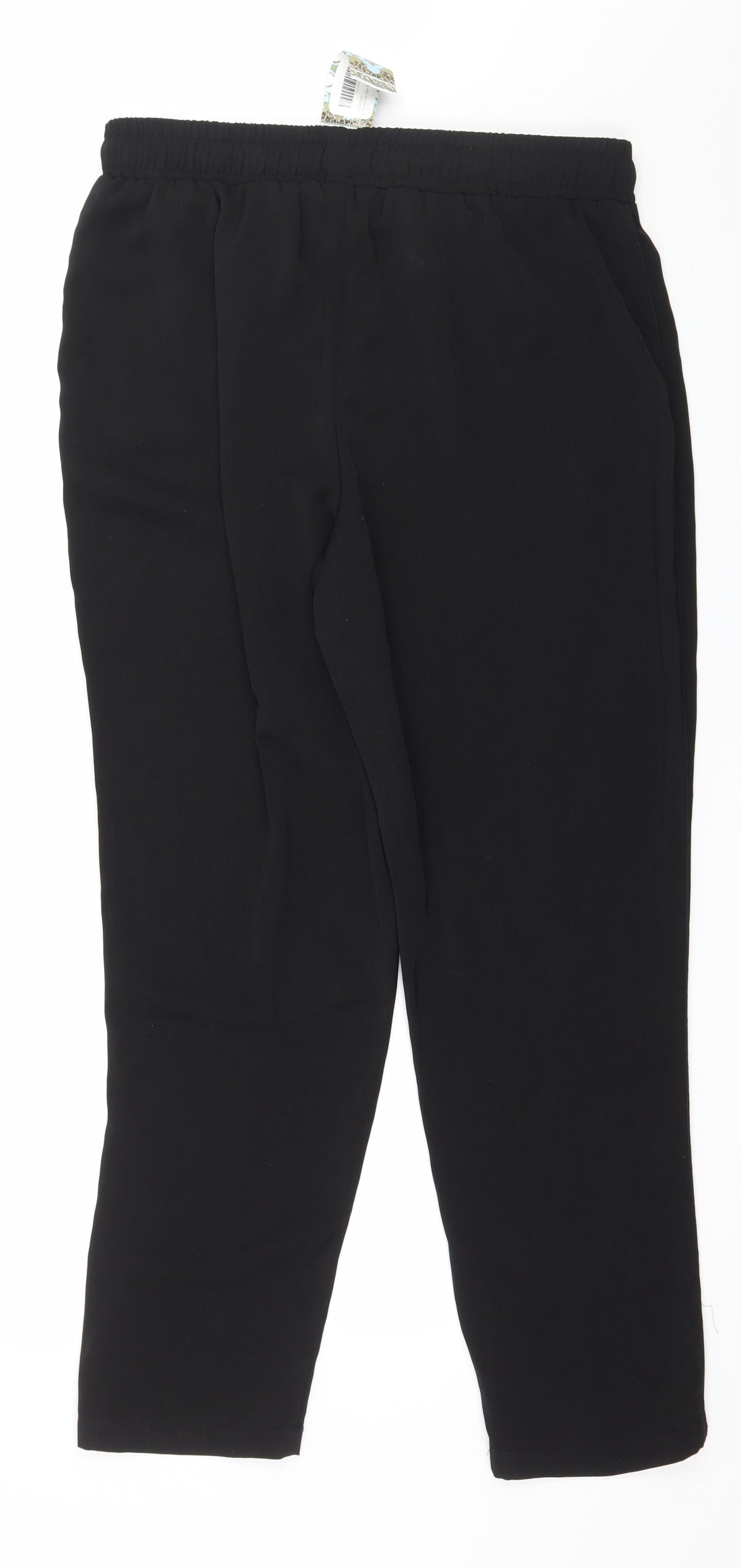 Boohoo Womens Black   Trousers  Size 14 L27 in