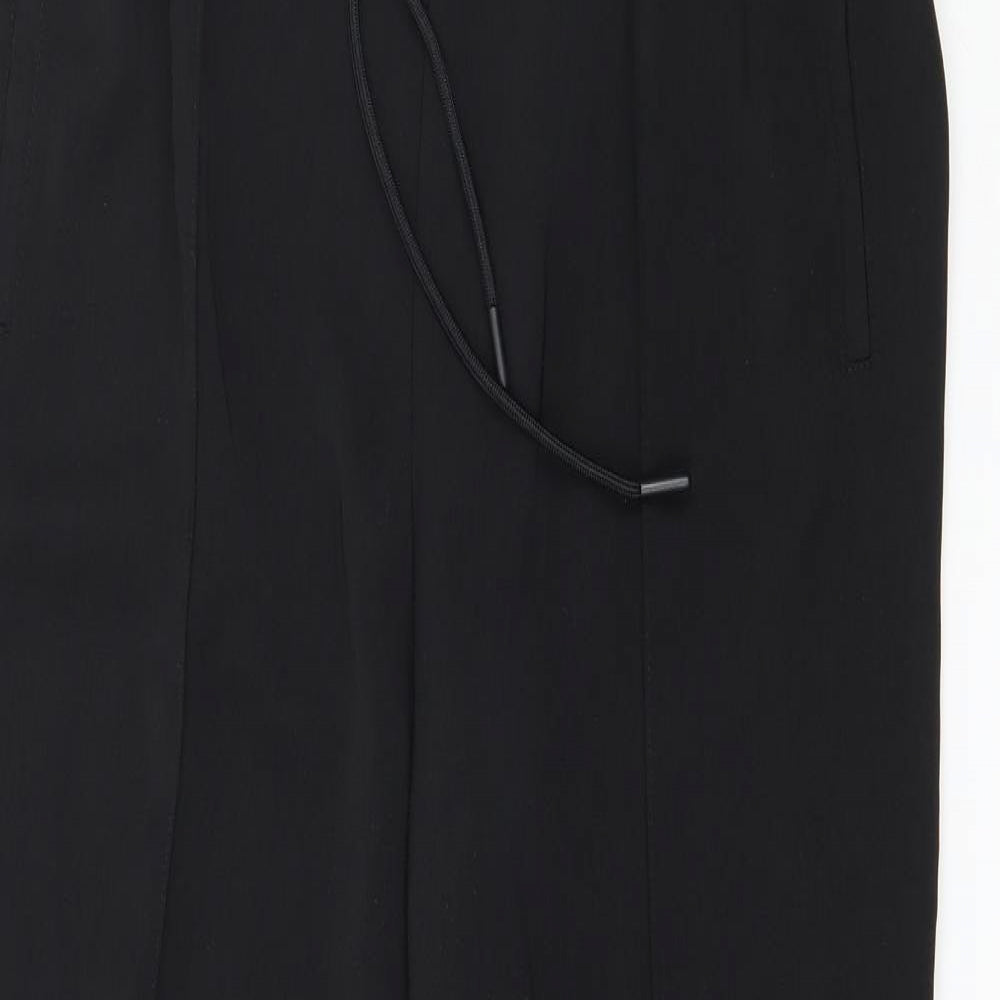 Boohoo Womens Black   Trousers  Size 14 L27 in