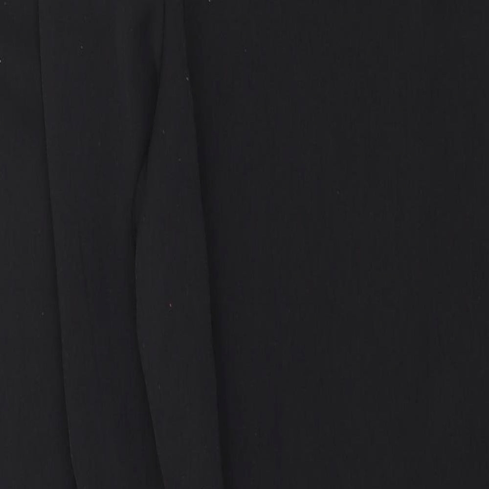 Boohoo Womens Black   Trousers  Size 14 L27 in