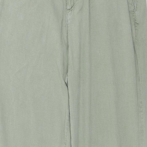 Zara Womens Green   Trousers  Size 6 L28 in