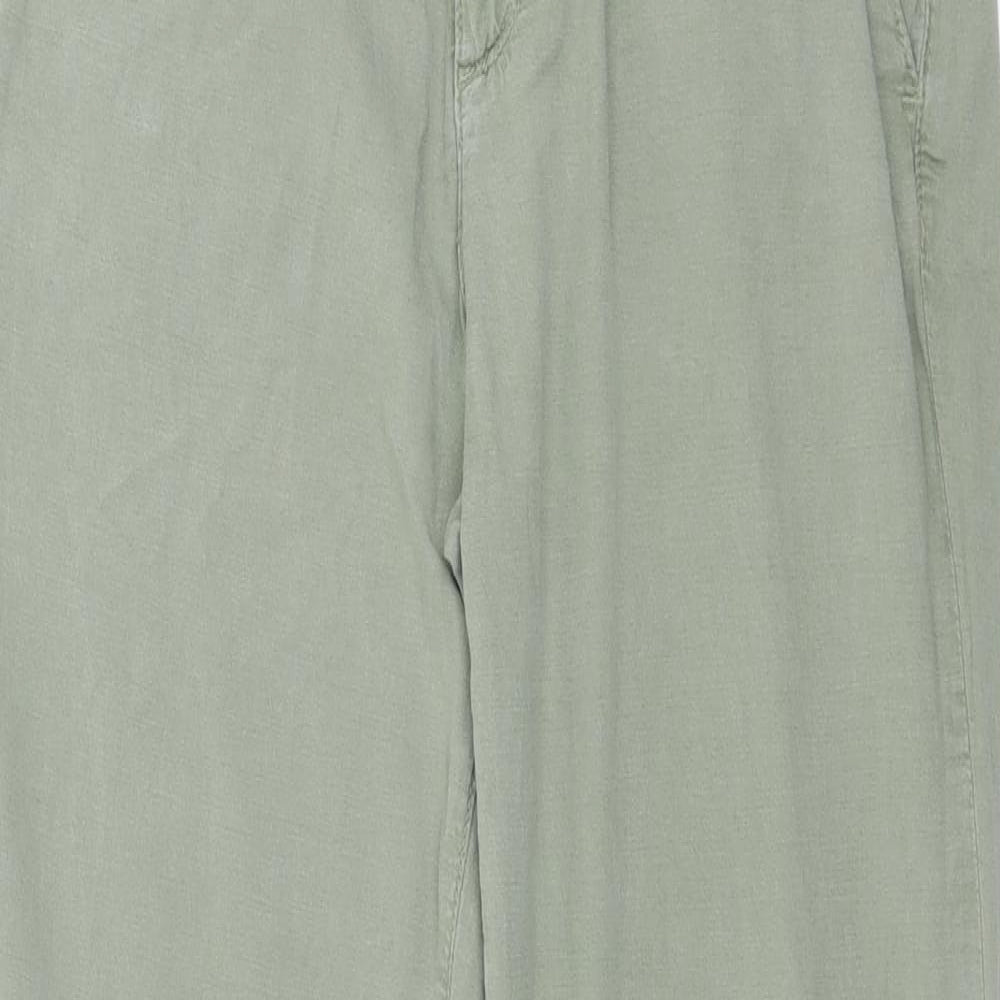Zara Womens Green   Trousers  Size 6 L28 in