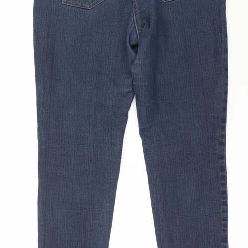 George Womens Blue  Denim Skinny Jeans Size 14 L29 in
