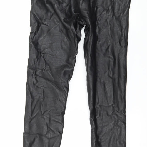 Topshop Womens Black   Trousers  Size 8 L27 in