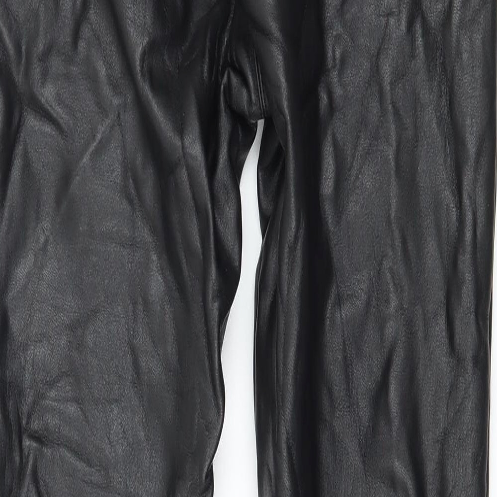 Topshop Womens Black   Trousers  Size 8 L27 in