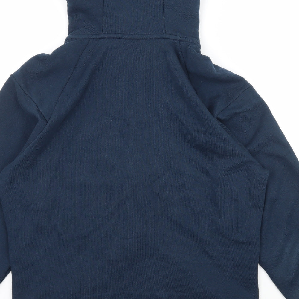 VXS Mens Grey  Jersey Full Zip Hoodie Size M