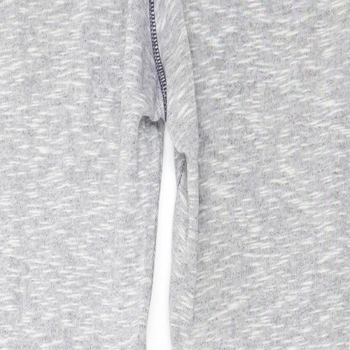 F&F Girls Grey Solid Jersey Capri Pyjama Pants Size 8-9 Years