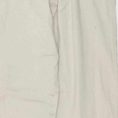 NL Jeans Womens Beige  Denim Cropped Jeans Size 16 L23 in