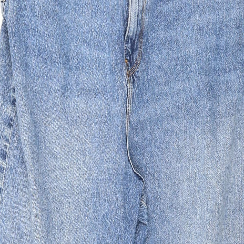 New Look Womens Blue  Denim Mom Jeans Size 18 L27 in