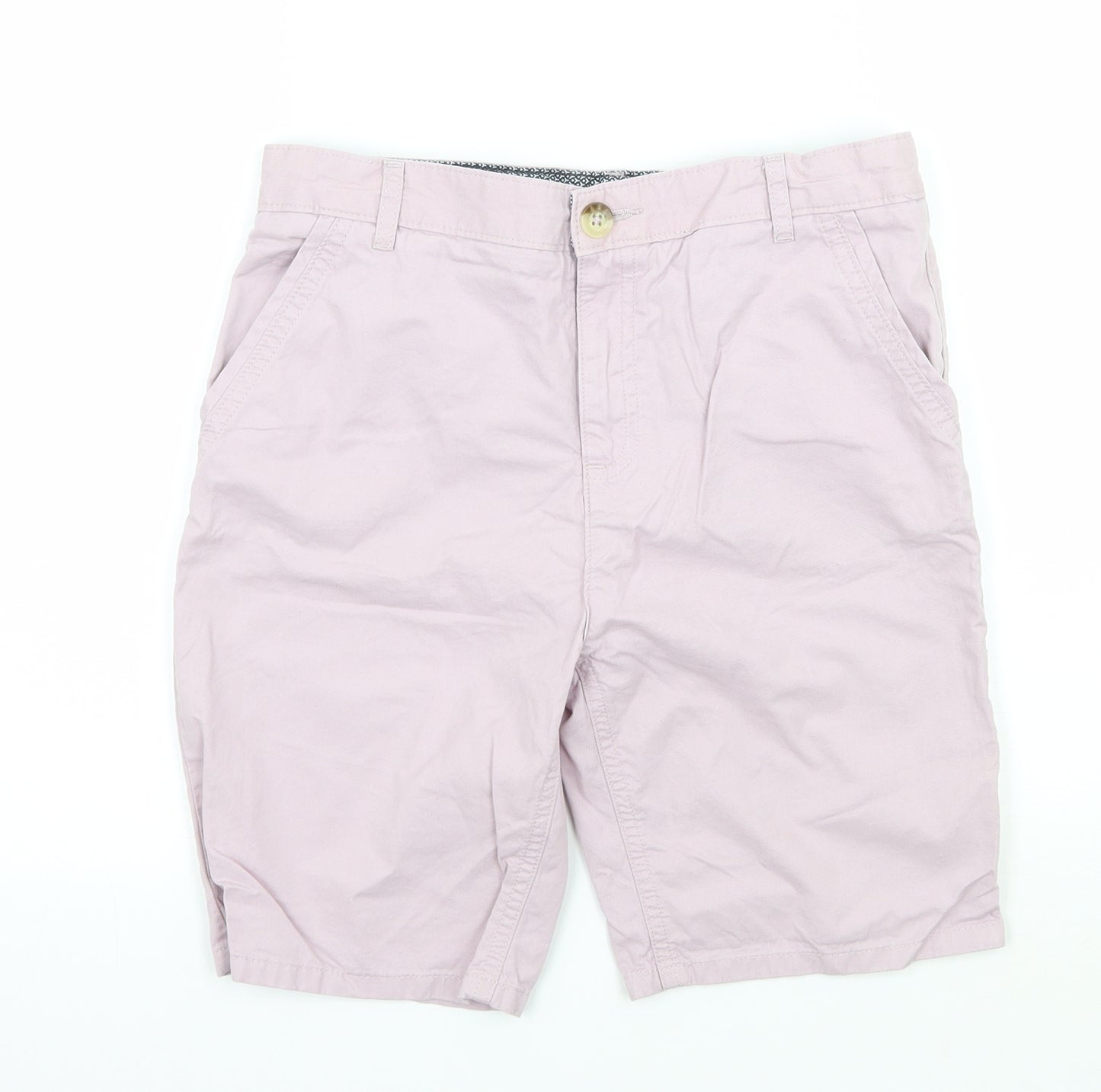 River Island Boys Purple   Bermuda Shorts Size 10 Years