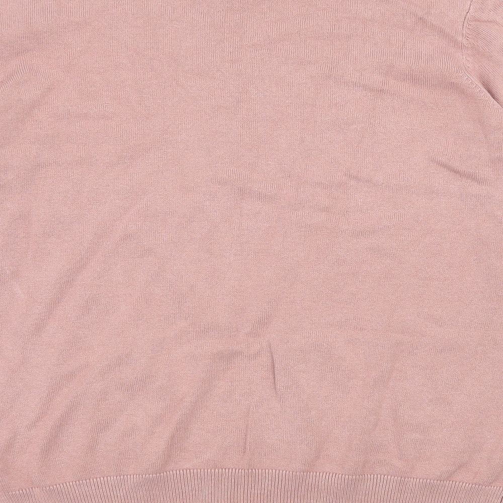 H&M Womens Pink  Knit Pullover Jumper Size M