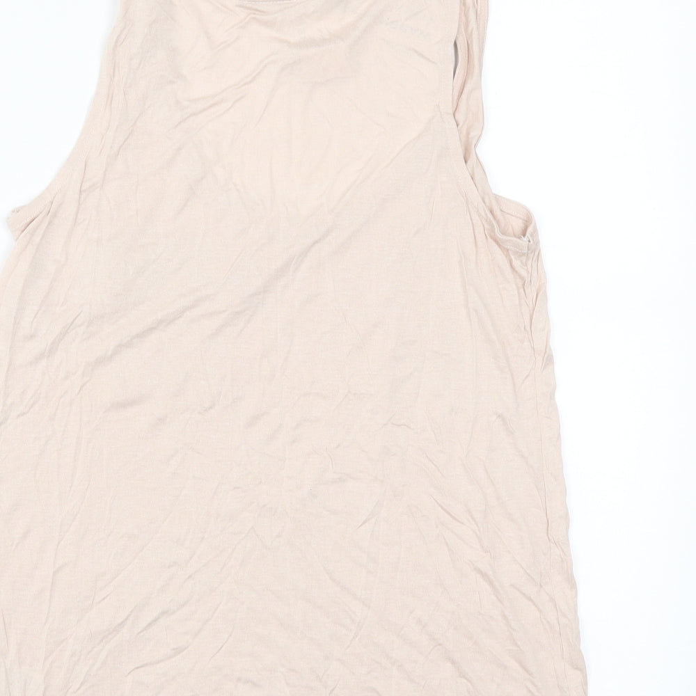 Warehouse Womens Pink   Basic T-Shirt Size 12  - vest top