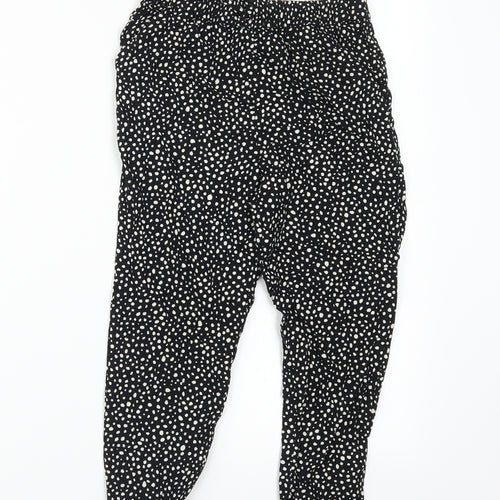NEXT` Girls Black Polka Dot  Dress Pants Trousers Size 7 Years