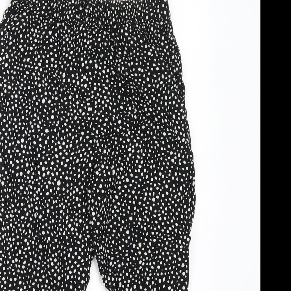 NEXT` Girls Black Polka Dot  Dress Pants Trousers Size 7 Years