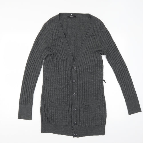 George Womens Grey   Cardigan Jumper Size 14