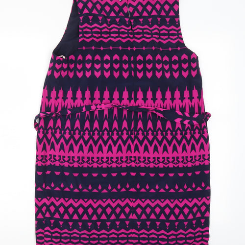 FOREVER 21 Womens Blue Geometric  Shift  Size M