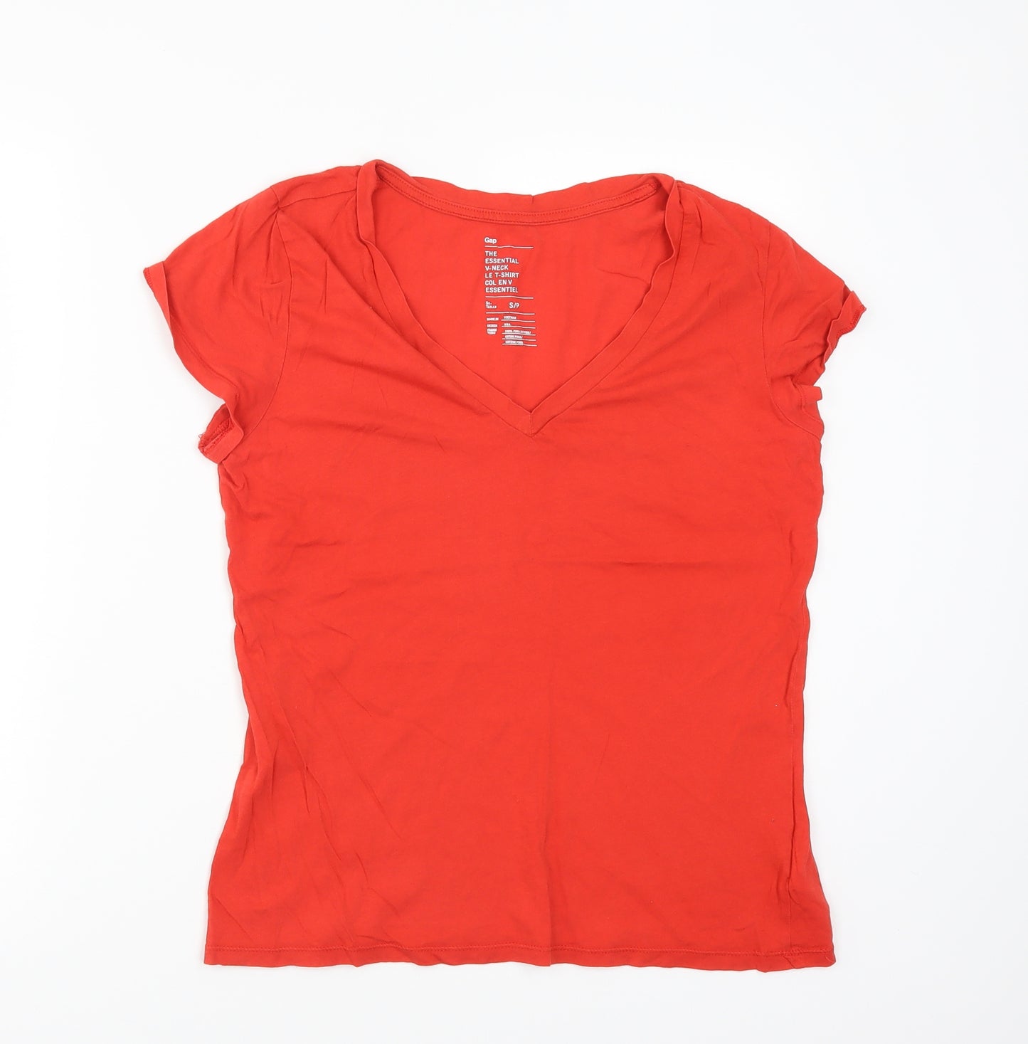 Gap Womens Orange   Basic T-Shirt Size S