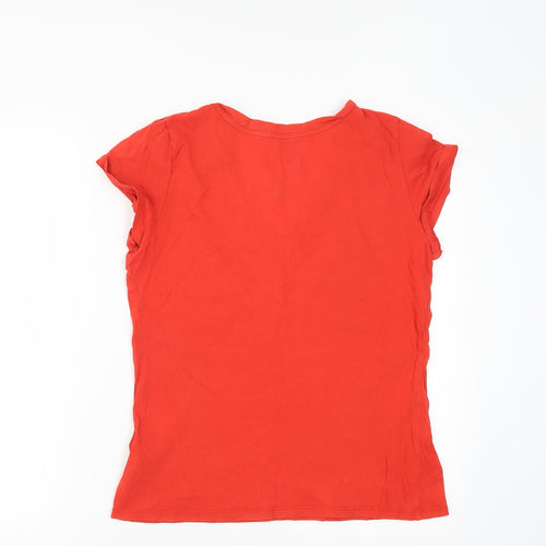 Gap Womens Orange   Basic T-Shirt Size S