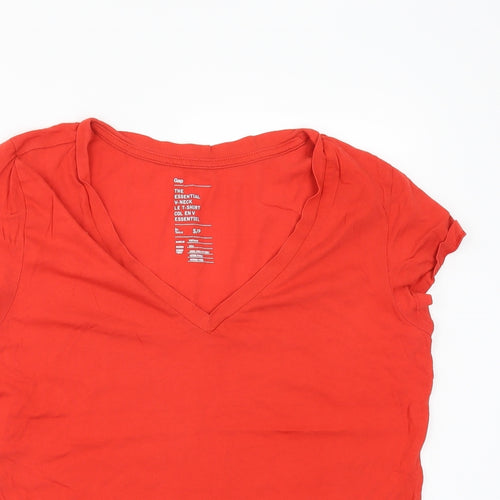 Gap Womens Orange   Basic T-Shirt Size S