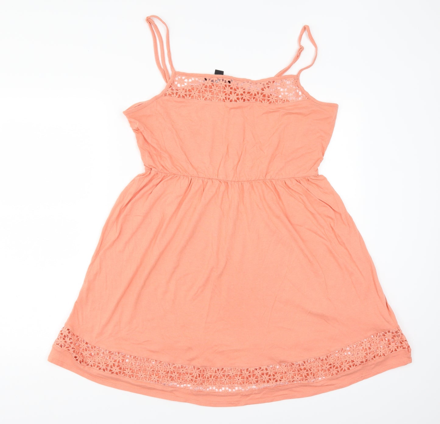 Primark Womens Orange   A-Line  Size 16  - sun dress