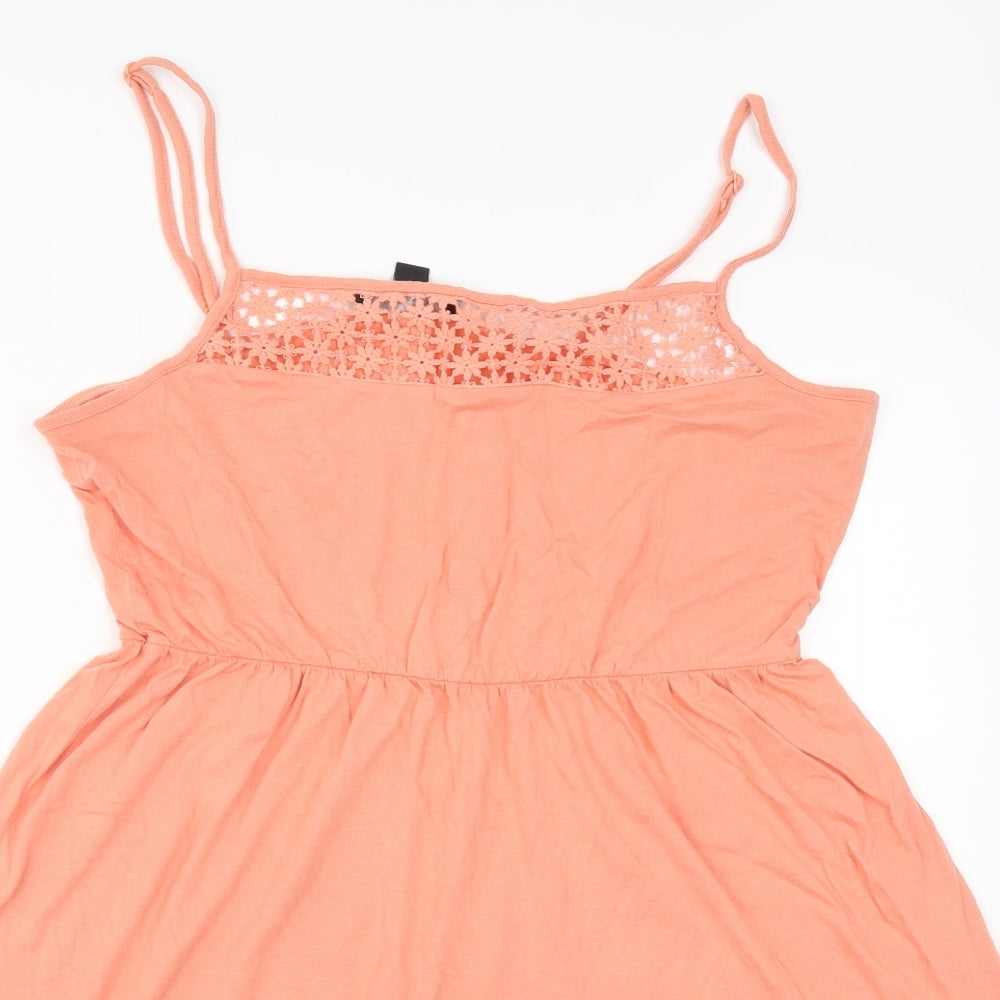 Primark Womens Orange   A-Line  Size 16  - sun dress