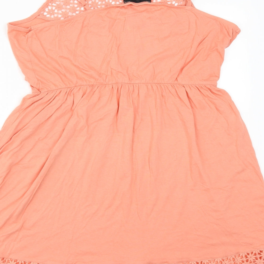 Primark Womens Orange   A-Line  Size 16  - sun dress