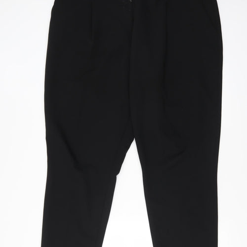 NEXT Womens Black   Trousers  Size 20 L29 in