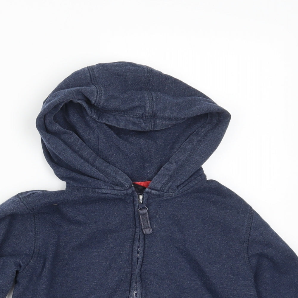 George Boys Blue   Full Zip Hoodie Size 3-4 Years