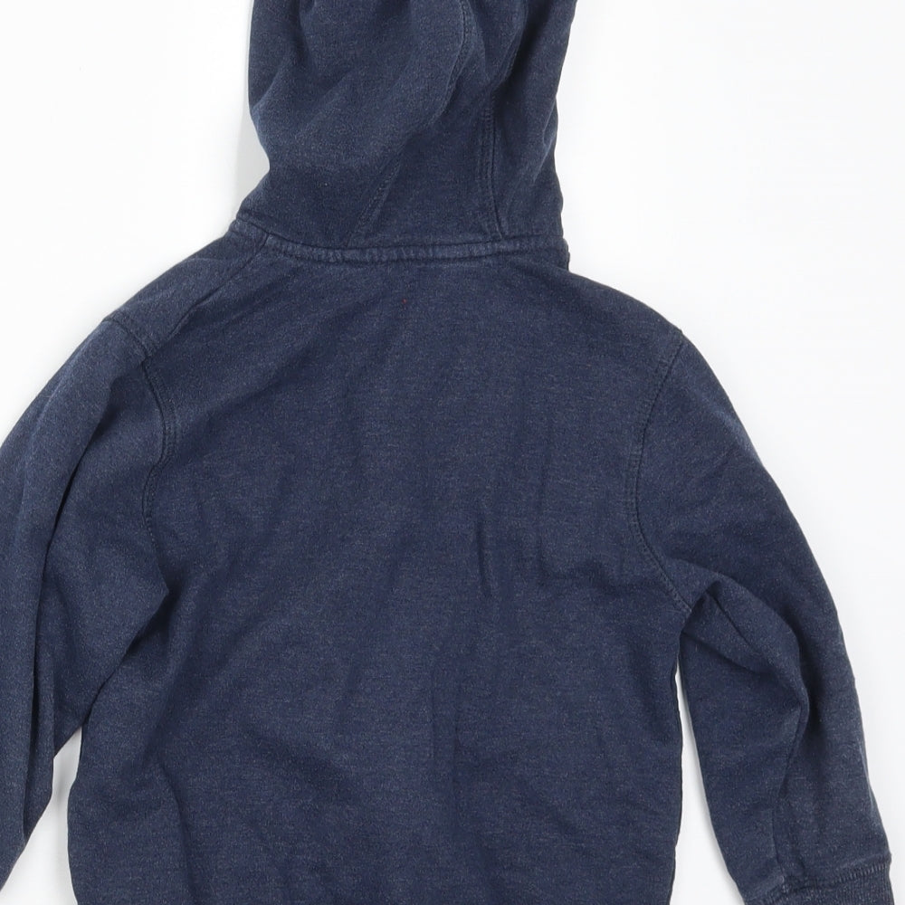 George Boys Blue   Full Zip Hoodie Size 3-4 Years