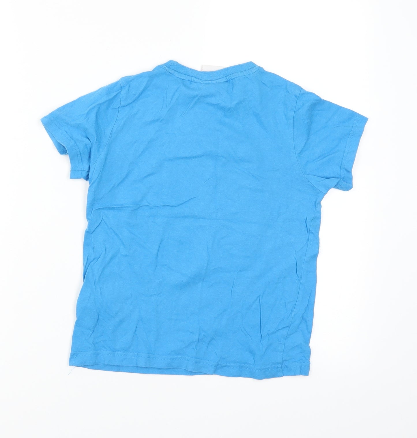 Primark Boys Blue   Basic T-Shirt Size 7-8 Years  - marvel