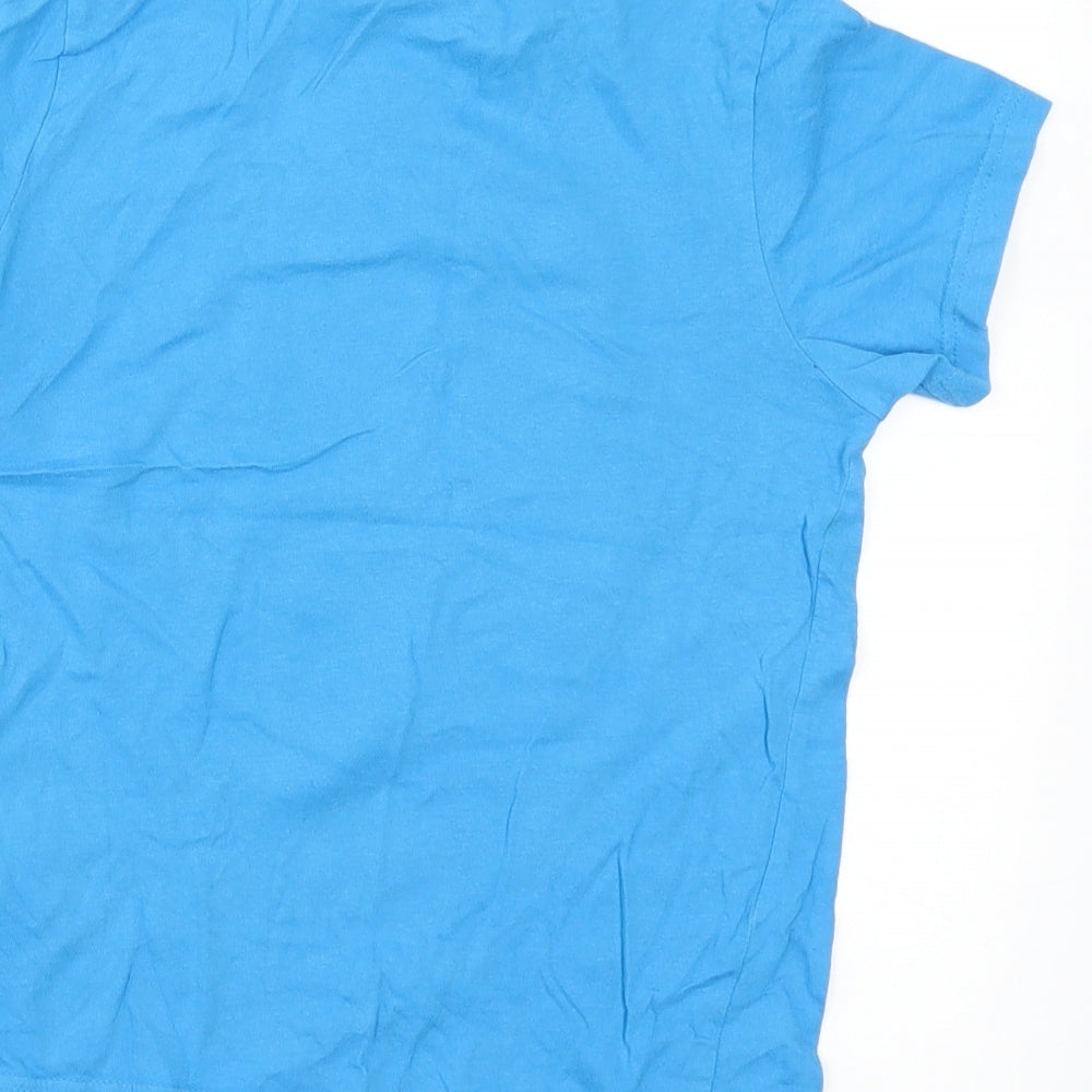 Primark Boys Blue   Basic T-Shirt Size 7-8 Years  - marvel