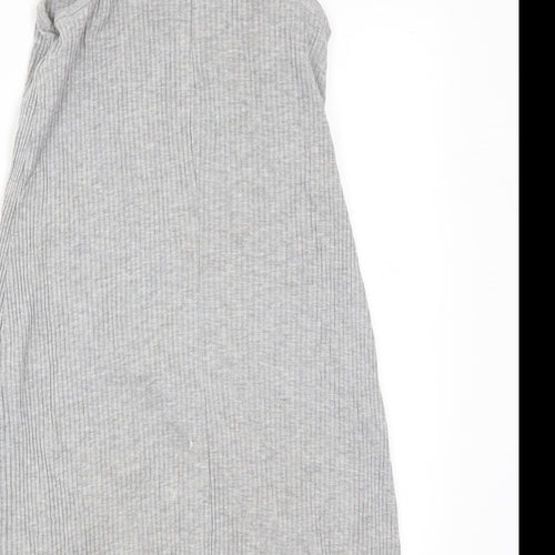 Young Dimension Girls Grey   T-Shirt Dress  Size 8-9 Years