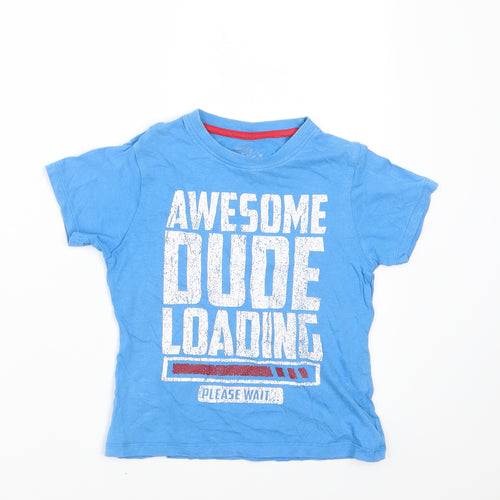 PEP&co Boys Beige   Basic T-Shirt Size 5-6 Years  - AWESOME DUDE LOADING