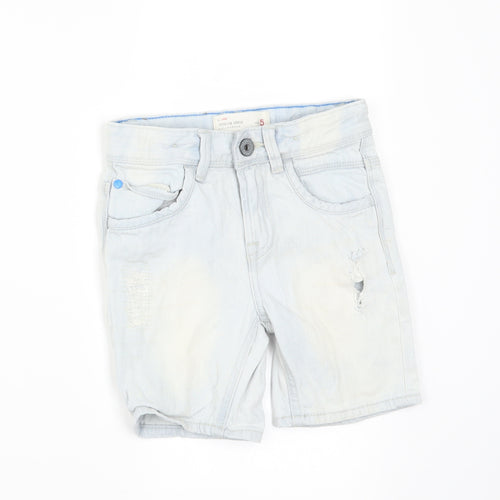 Matalan Boys Blue  Denim Chino Shorts Size 5 Years