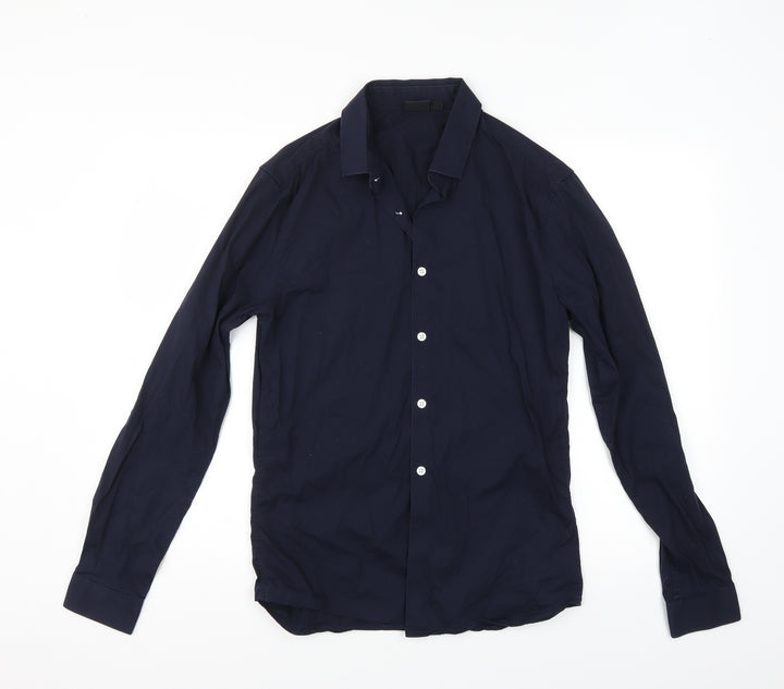 ASOS Mens Blue Button-Up Size M