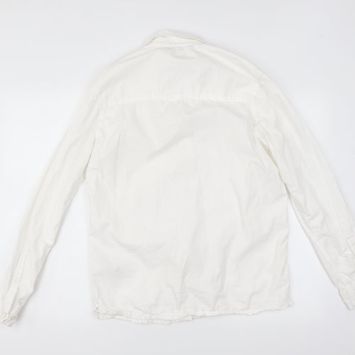ASOS Mens White    Button-Up Size M