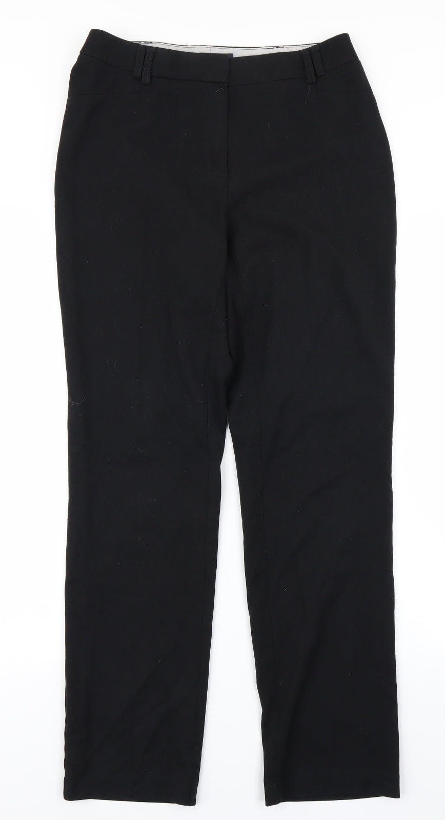 M&S Collection Womens Black   Trousers  Size 10 L28 in